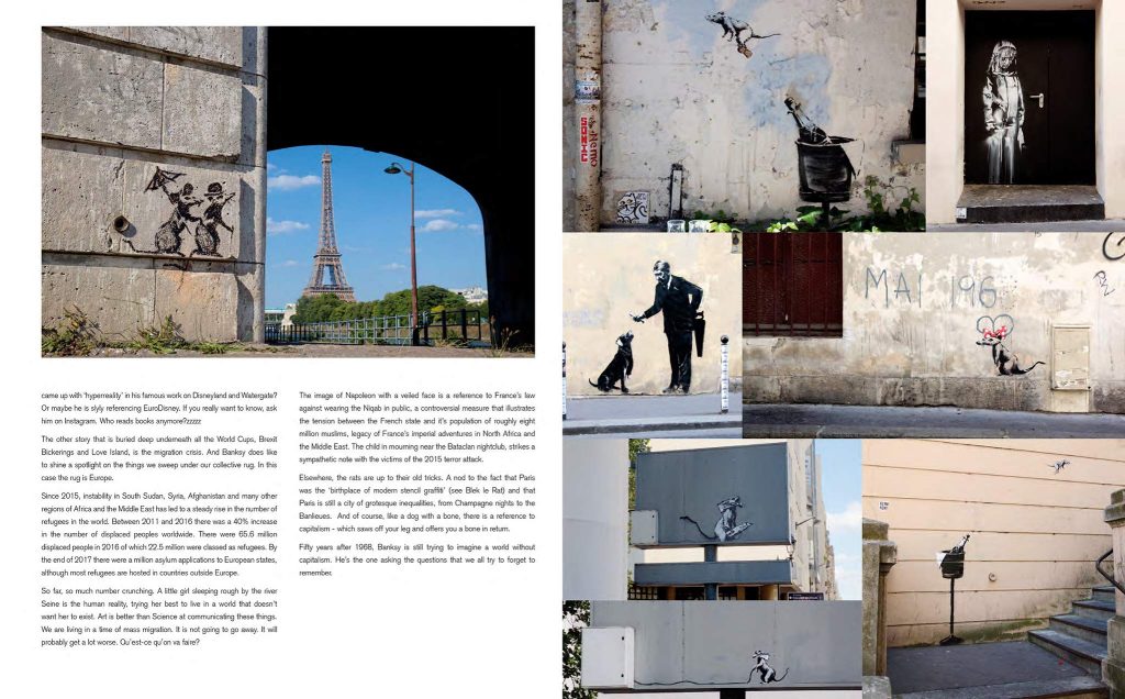 Banksy You Are An Acceptable Level of Threat and if You Were Not You Would Know About it