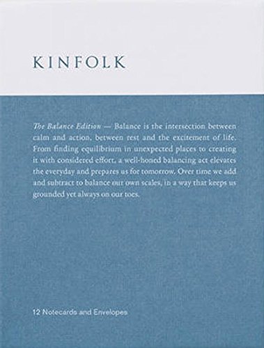 Kinfolk Notecards - The Balance Edition
