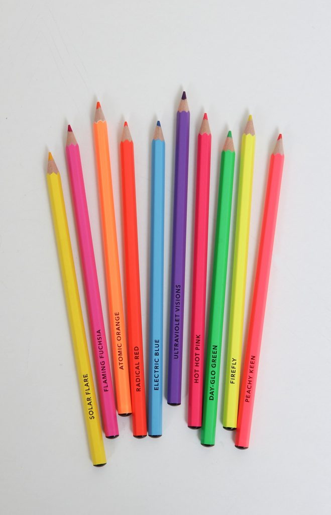 Bright Ideas: Neon Colored Pencils