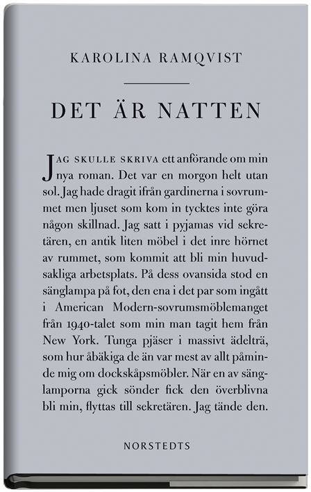 Det är natten Karolina Ramqvist