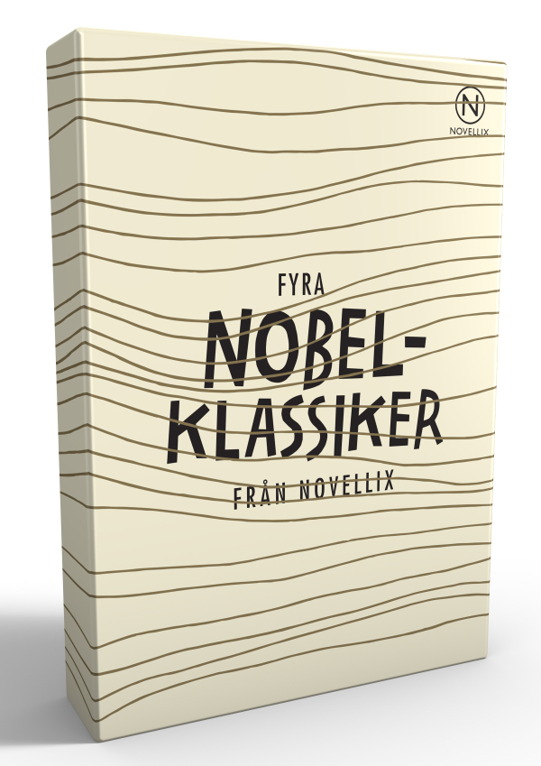 Presentask med fyra Nobel-klassiker