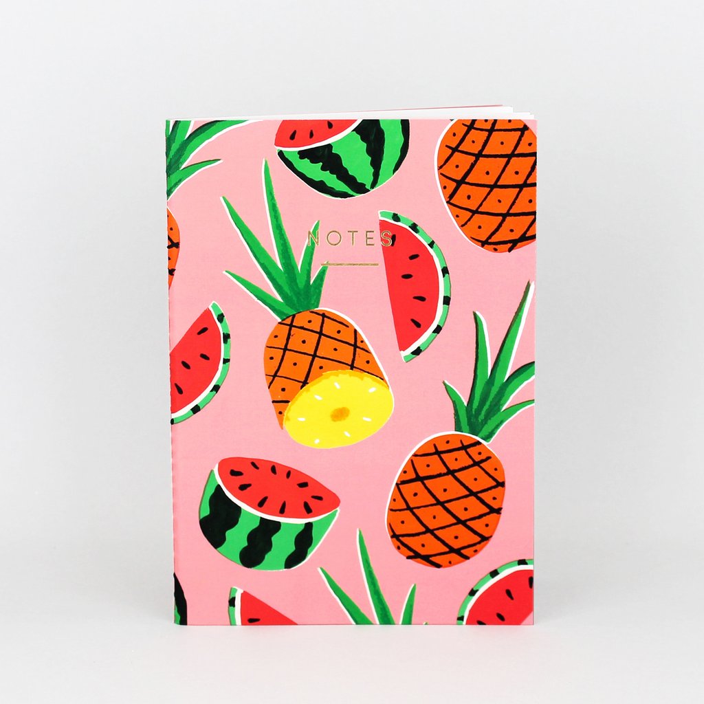 Pineapples and Watermelons Notebook (Medium)