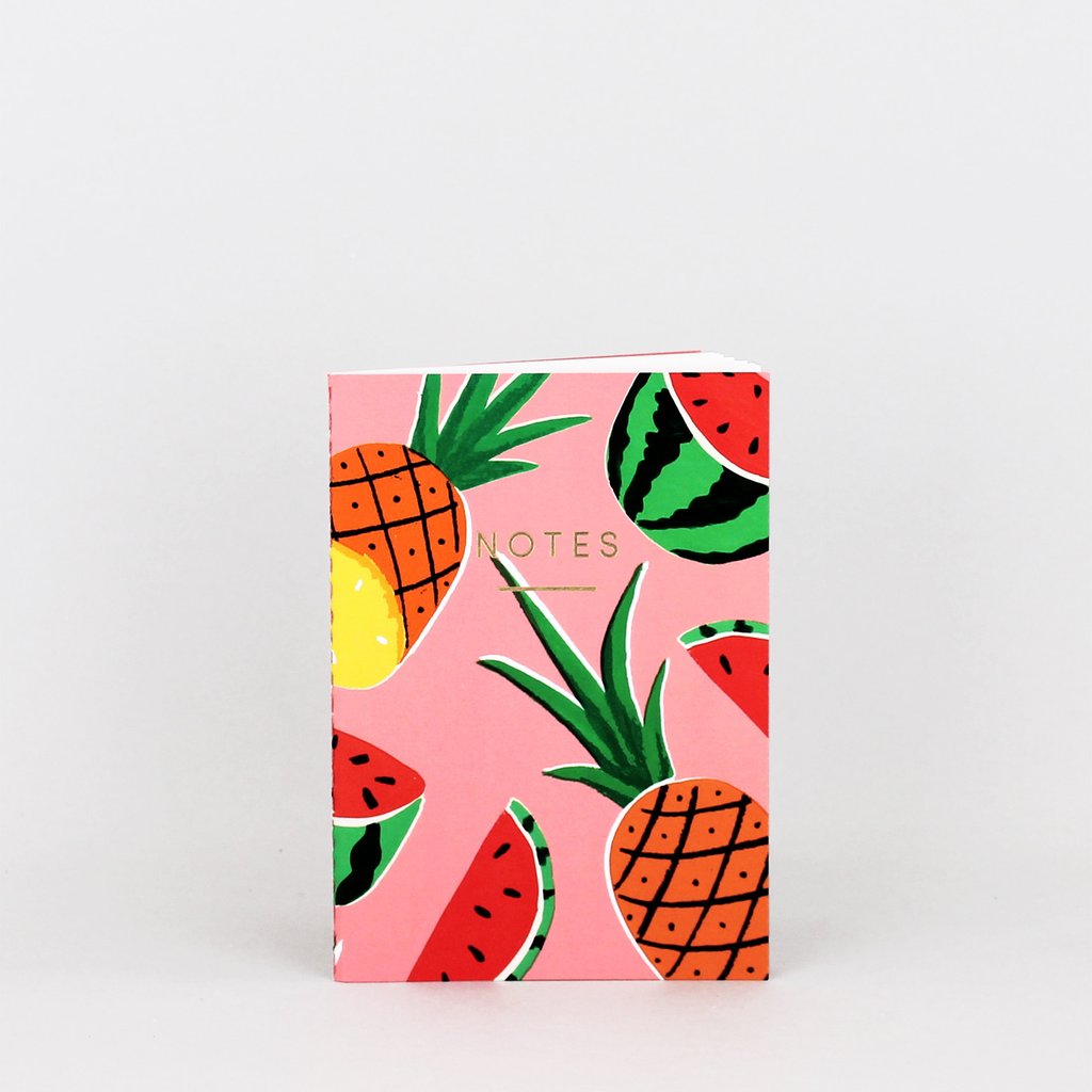 Pineapples and Watermelons Notebook (Small)