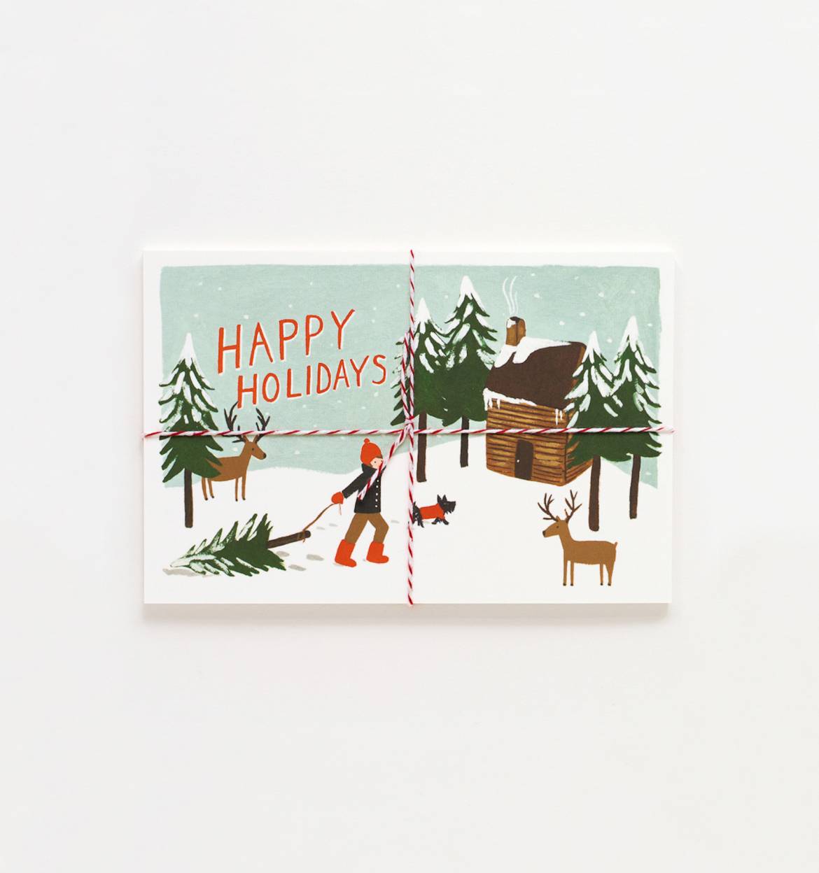 Rifle Paper Co. – Happy Holidays Christmas Postcards Set