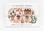 Rifle Paper Co. – North Pole Map (Christmas Postcards Set)