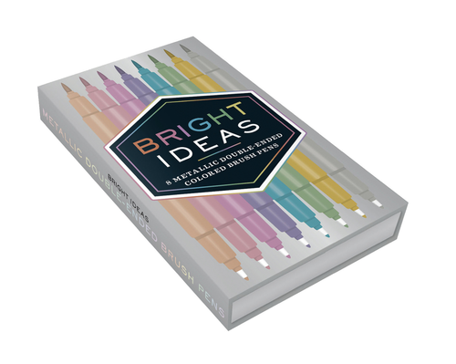 Bright Ideas Metallic Double-Ended Colored Brush Pens