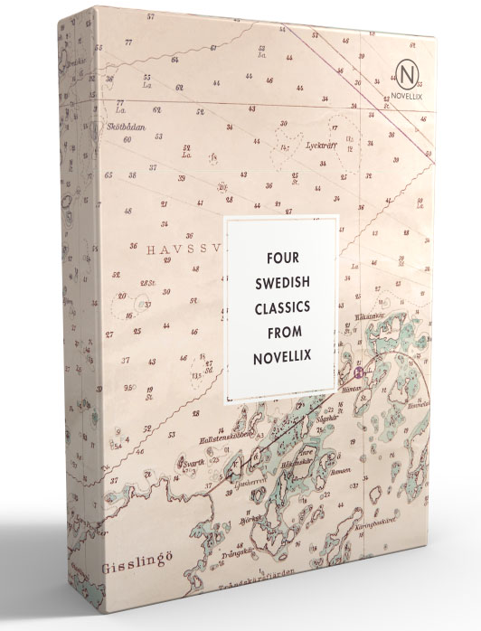 Box with four Swedish Classics Novellix
