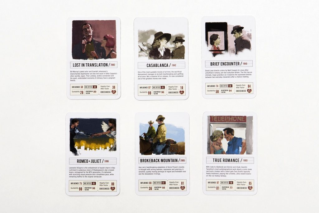 Love and Romance: Movie Trump Cards