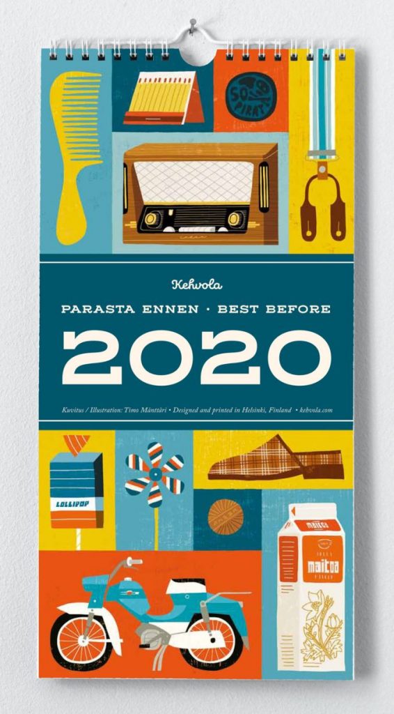 Kehvola Design 2020 Calendar: Best Before