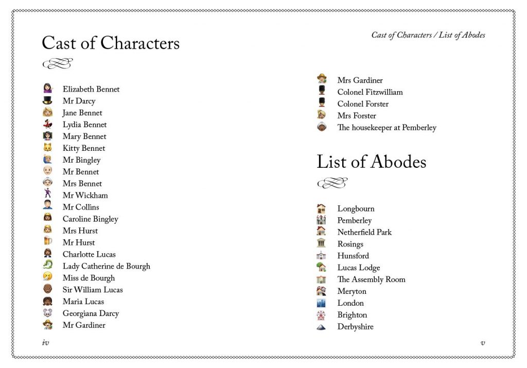 Pride and Prejudice & Emojis