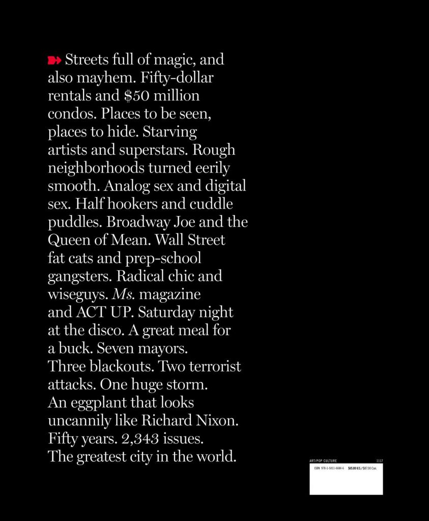Highbrow, Lowbrow, Brilliant, Despicable: Fifty Years of New York Magazine