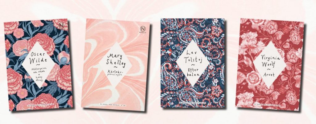 Novellix Presentask med fyra noveller om kärlek: Woolf, Tolstoj, Shelley & Wilde