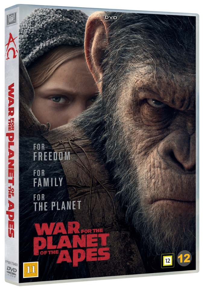 War for the Planet of the Apes DVD