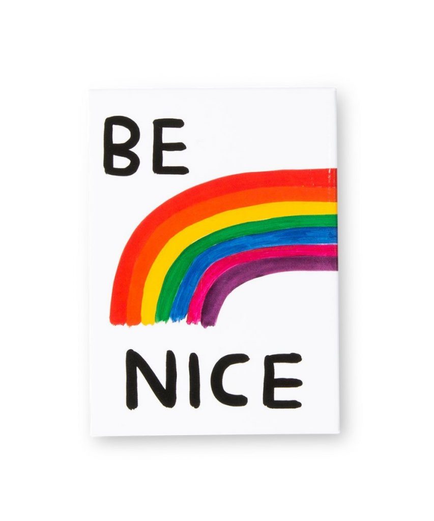 Be Nice Magnet by David Shrigley