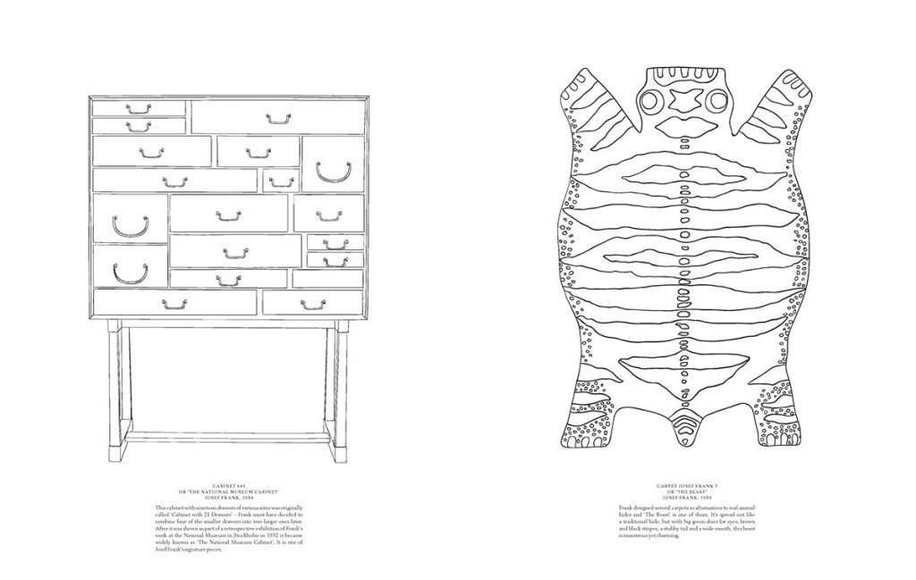 Swedish Modern: A Colouring Book of Magical Interiors
