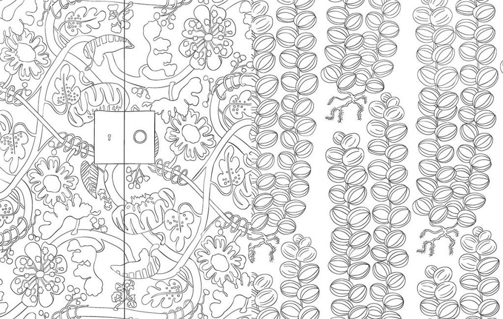 Swedish Modern: A Colouring Book of Magical Interiors