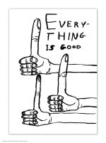 David Shrigley Everything Is Good Postcard