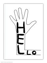 David Shrigley Hello A6 Notebook / Notepad