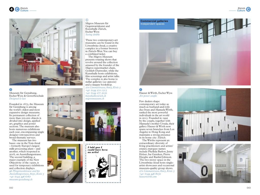 The Monocle Travel Guide Series – Zürich, Geneva + Basel