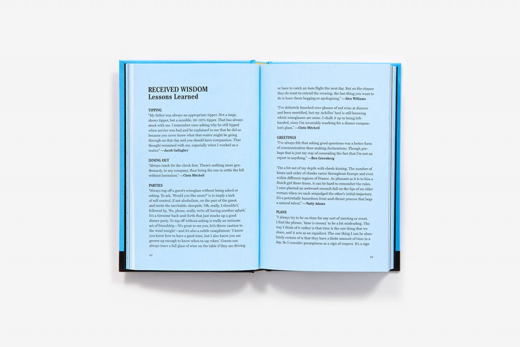 Men and Manners – Essays, Advice and Considerations