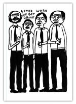 David Shrigley After Work A6 Notebook / Notepad