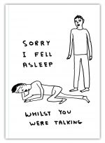 David Shrigley Sorry I Fell Asleep A6 Notebook / Notepad