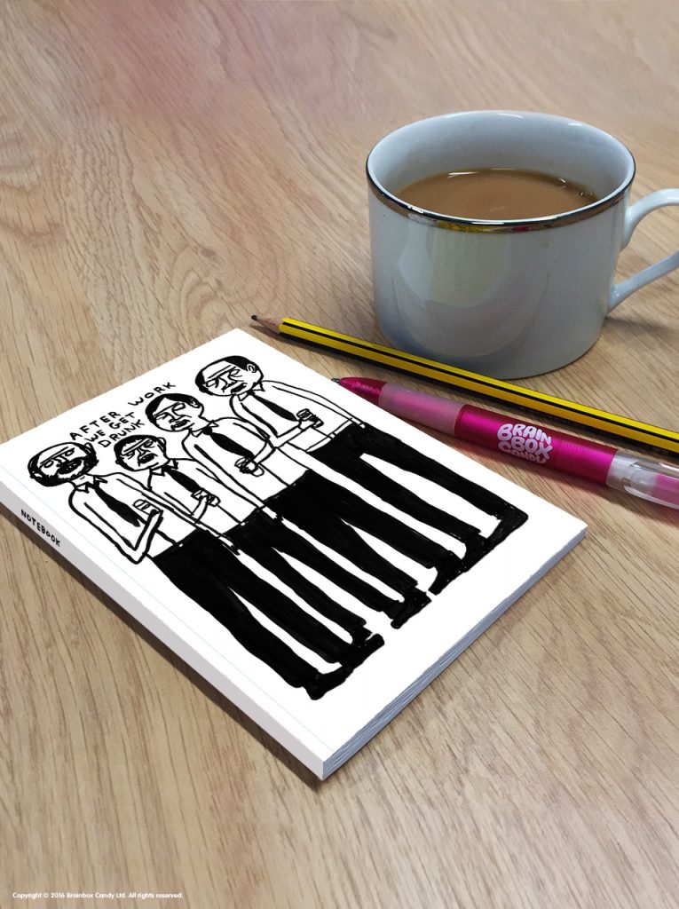 David Shrigley After Work A6 Notebook / Notepad