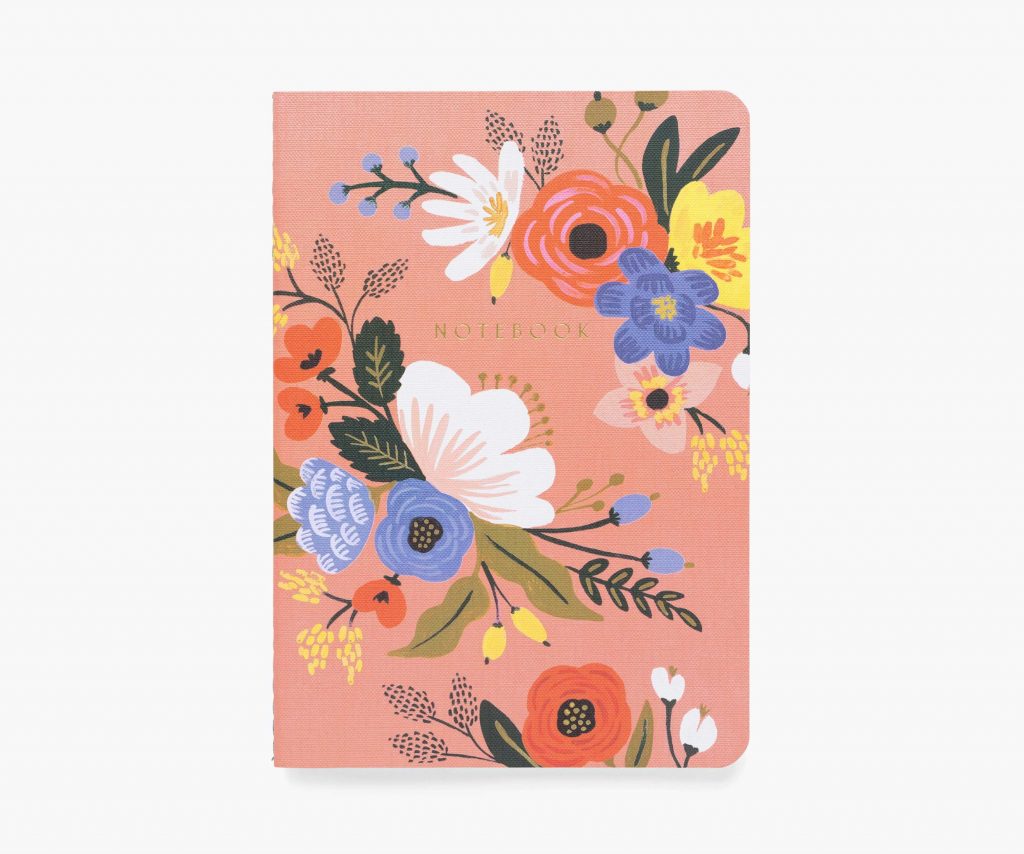 Rifle Paper Co. – Lively Floral (Stitched Notebook Set of 3)