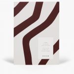 Notem - Vita Notebook (Bordeaux Waves, Medium Size)