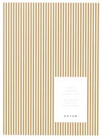 Notem Notem - Vita Notebook (Ochre Lines, Medium Size)