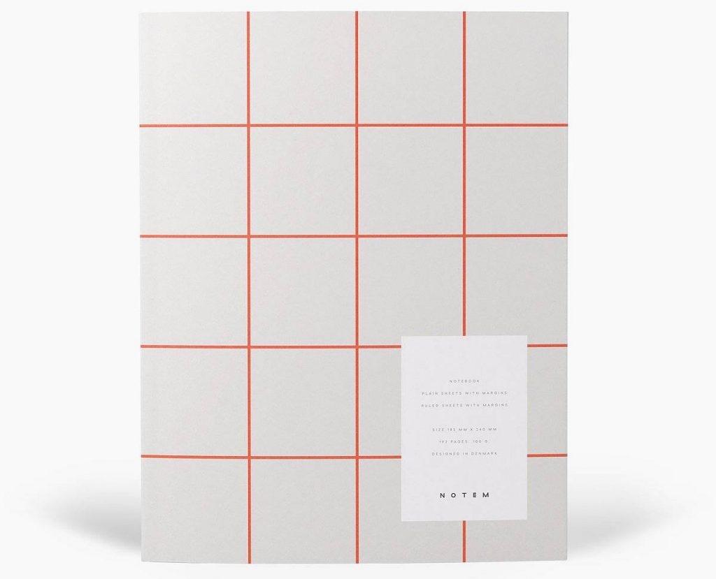 Notem – Uma Notebook (Flat Lay, Large, Light Grey)