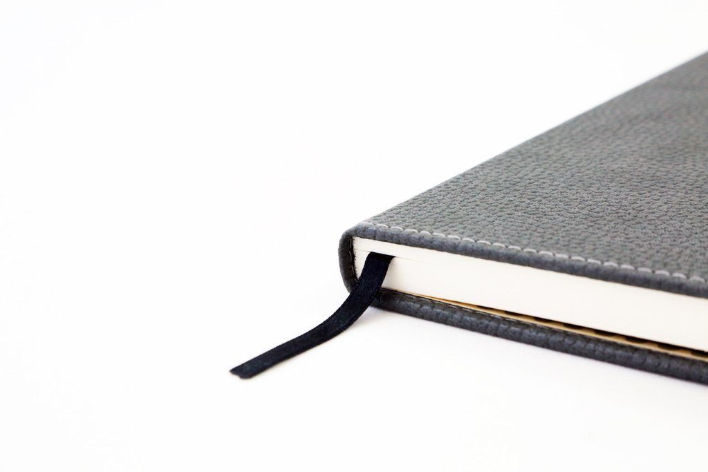 Dingbats* A5+ Wildlife Grey Elephant Notebook Dotted