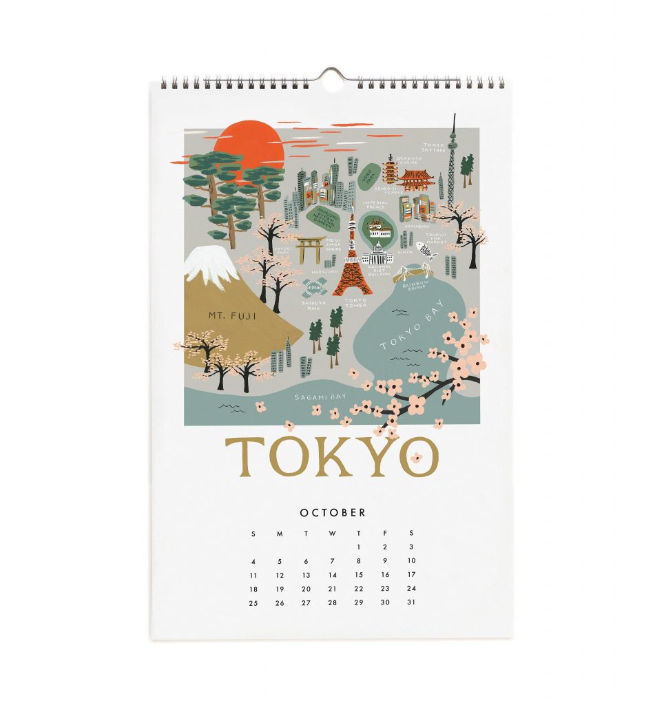 Rifle Paper Co. – 2020 City Maps Calendar