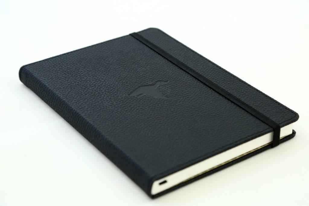 Dingbats* A5+ Wildlife Black Duck Notebook Plain
