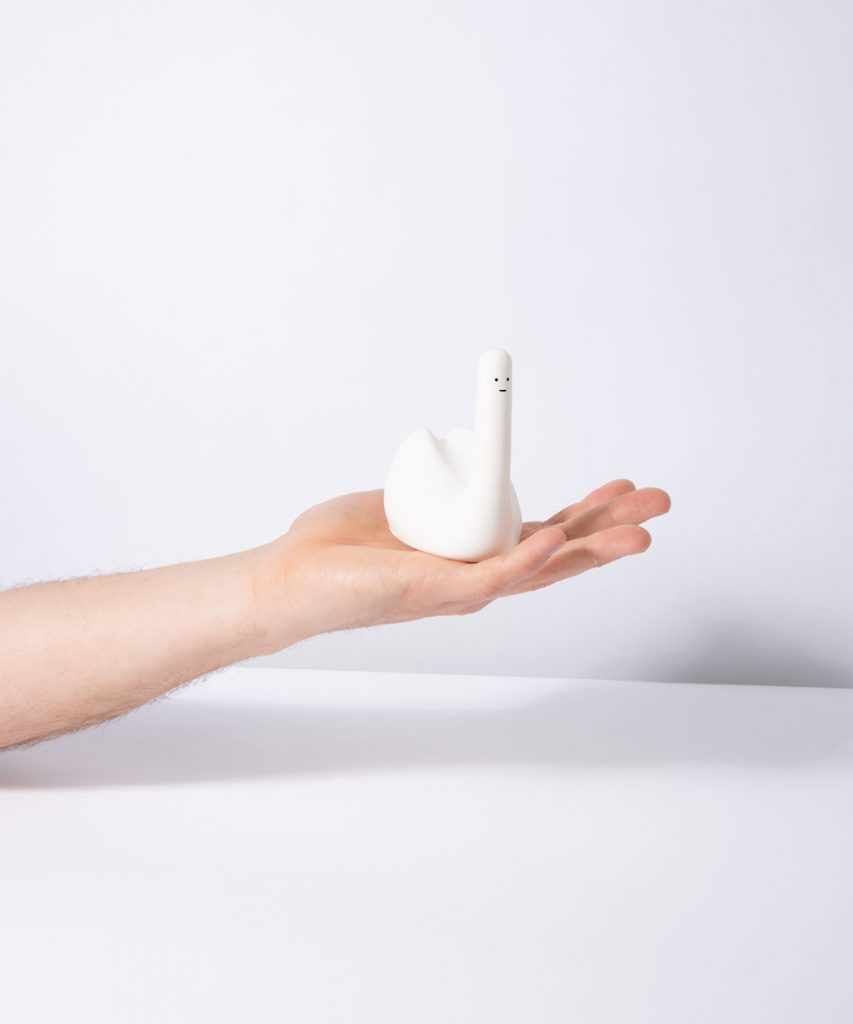 Ridiculous Stress Swan by David Shrigley