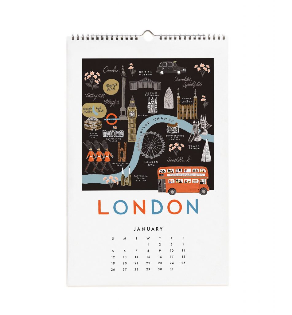 Rifle Paper Co. – 2020 City Maps Calendar