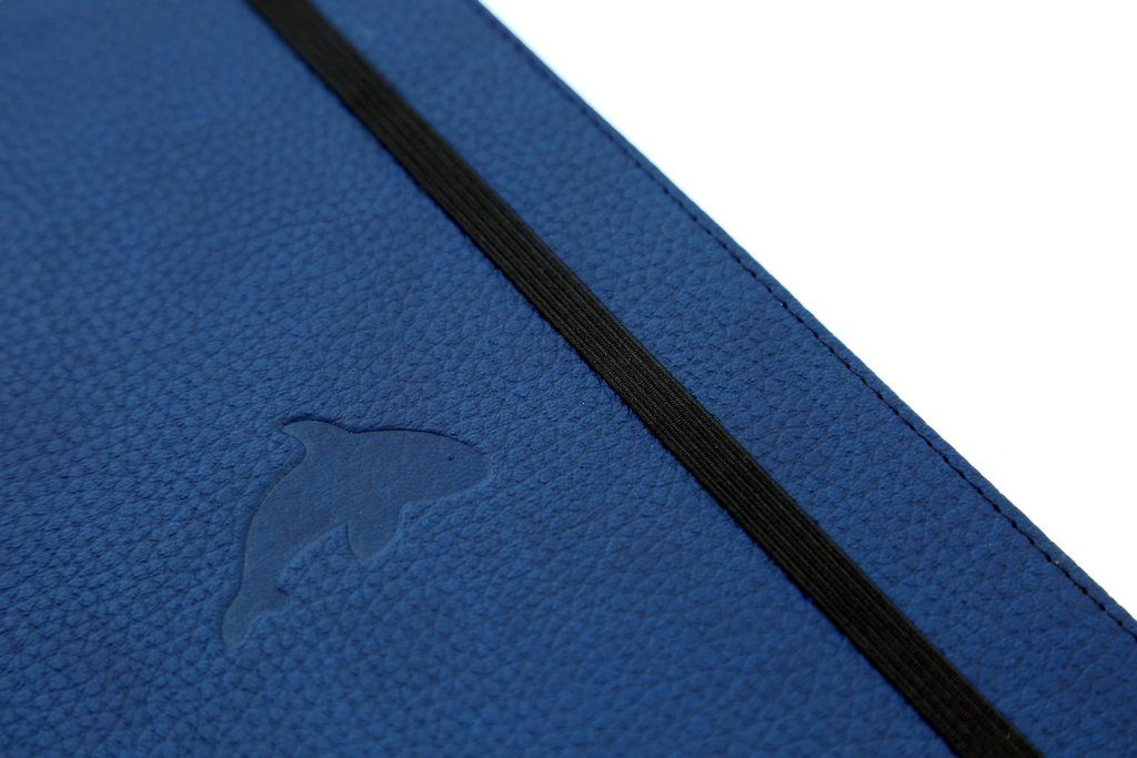 Dingbats* A5+ Wildlife Blue Whale Notebook Plain