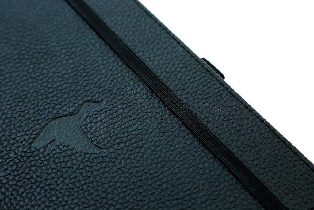 Dingbats* A5+ Wildlife Black Duck Notebook Plain