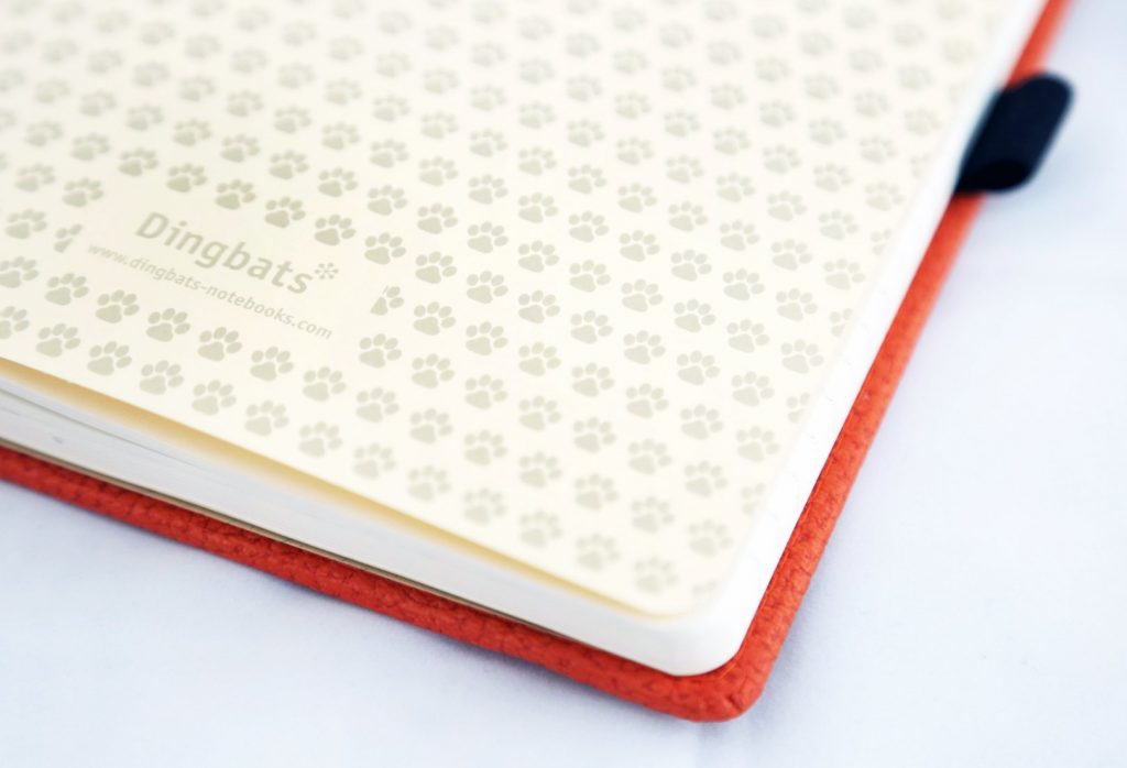 Dingbats* A5+ Wildlife Orange Tiger Notebook Plain