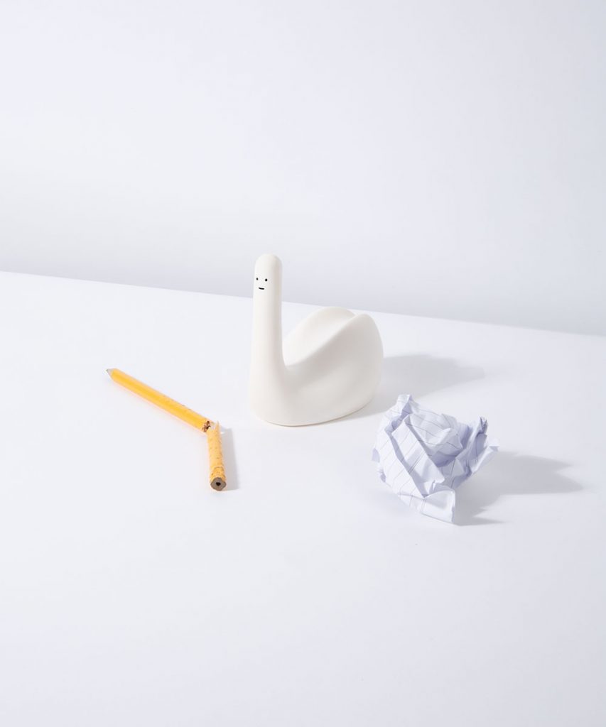 Ridiculous Stress Swan by David Shrigley