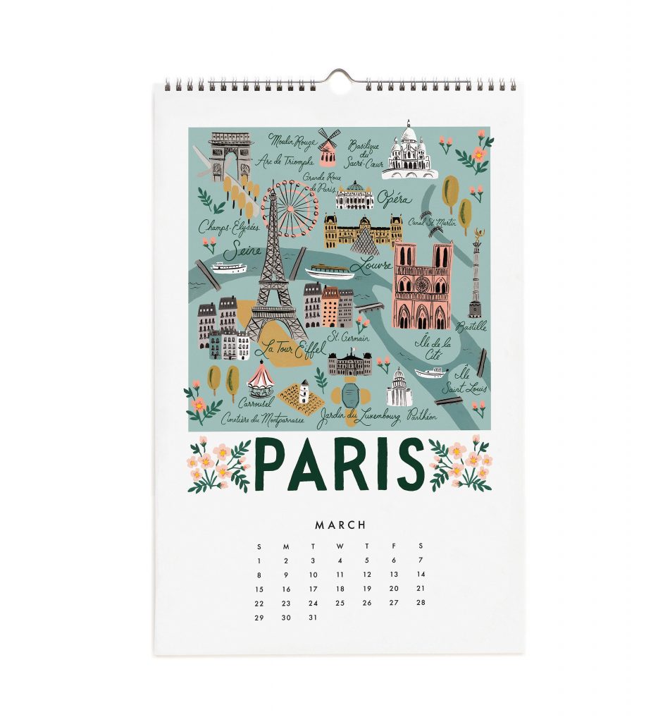 Rifle Paper Co. – 2020 City Maps Calendar