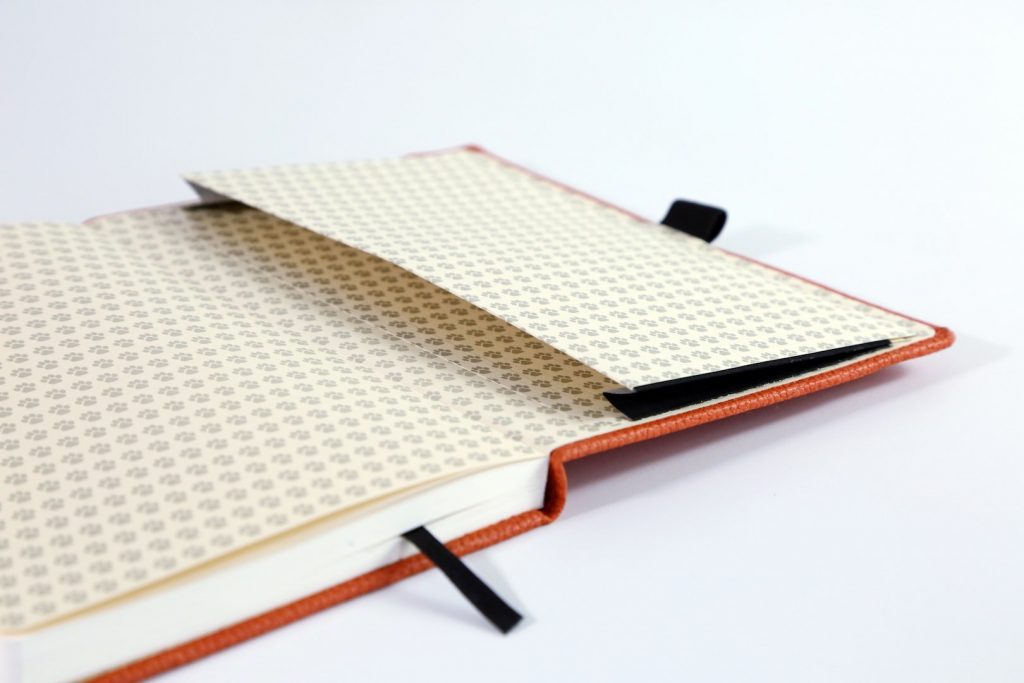 Dingbats* A5+ Wildlife Orange Tiger Notebook Plain