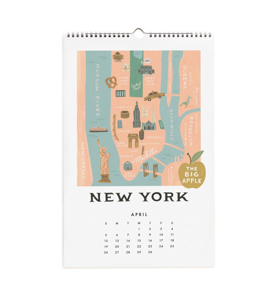 Rifle Paper Co. – 2020 City Maps Calendar