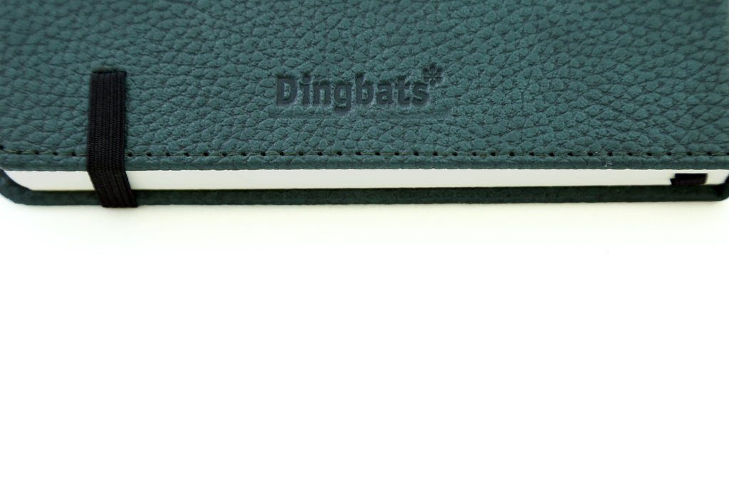 Dingbats* A5+ Wildlife Green Deer Notebook Plain