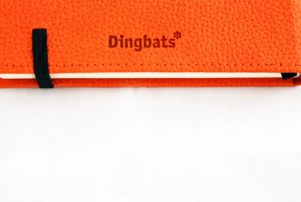 Dingbats* A5+ Wildlife Orange Tiger Notebook Plain