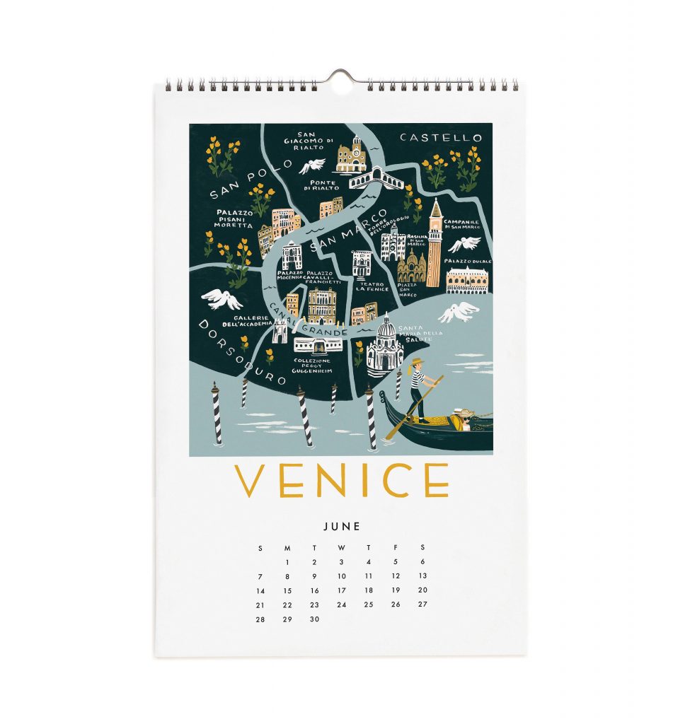 Rifle Paper Co. – 2020 City Maps Calendar