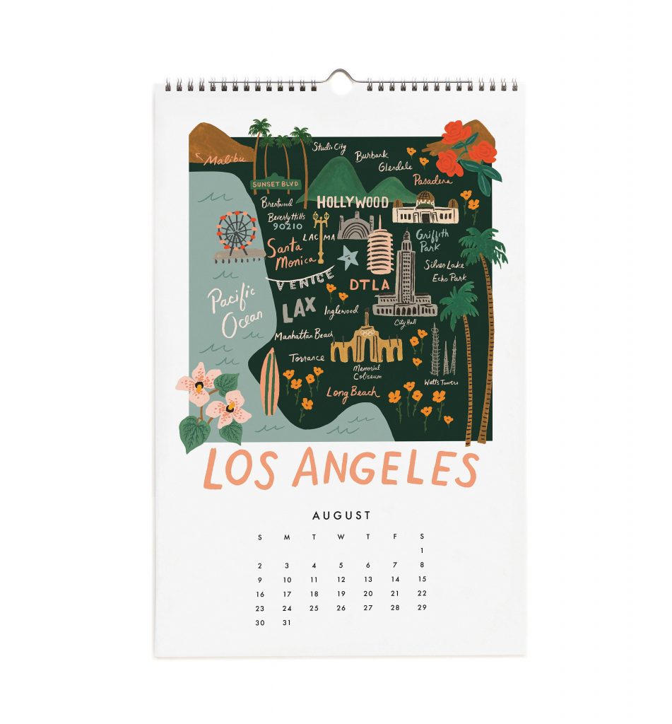 Rifle Paper Co. – 2020 City Maps Calendar