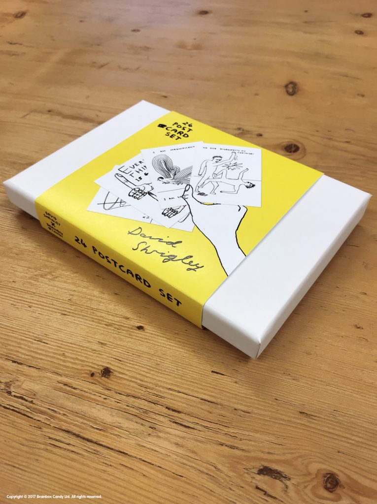David Shrigley 24 Post Card Set