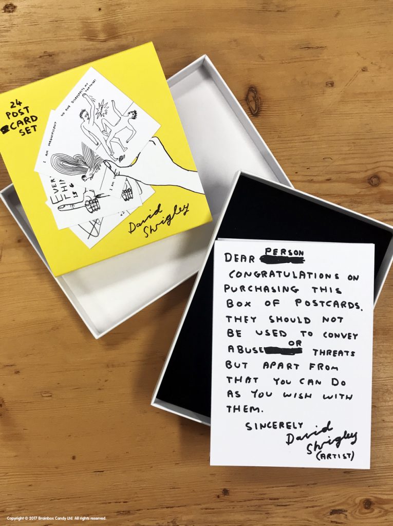 David Shrigley 24 Post Card Set