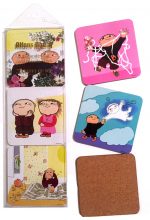 Glasunderlägg Alfons Åberg, 6-pack